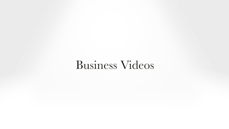 Promotional Videos